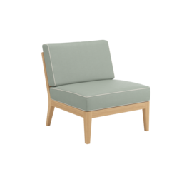 Valencia Lounge Middle Element in the design "Mineral/Linum"