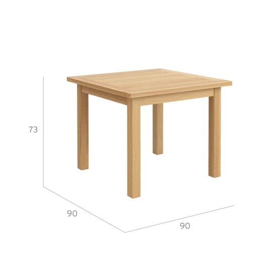 Cornwall Table Teak 90 x 90