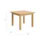 Cornwall Table Teak 90 x 90