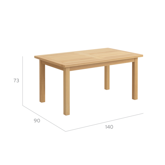 Cornwall Table Teak 140 x 90