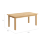 Cornwall Table Teak 165 x 90