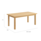 Cornwall Extending Table Teak 165-220 x 90