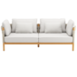 Cavo Lounge Sofa Beige incl. cushion in the design "Travertin"