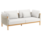 Cavo Lounge Sofa Beige incl. cushion in the design "Travertin"