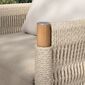 Cavo Lounge Armchair Beige incl. cushion in the design "Nature"