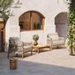 Cavo Lounge Sofa Beige incl. cushion in the design "Nature"