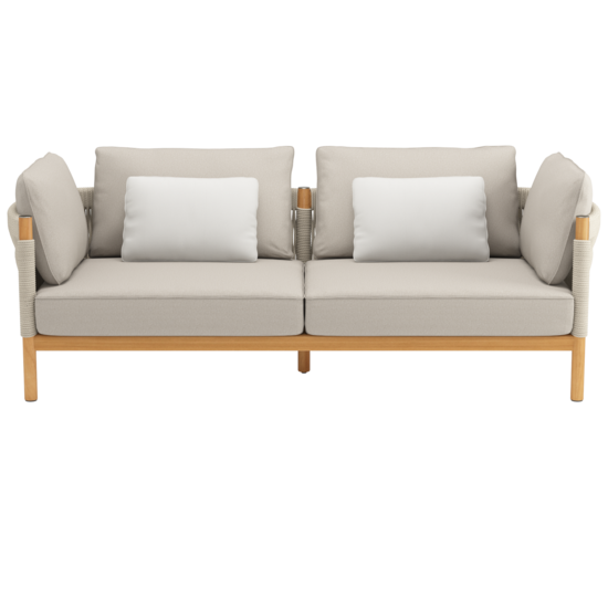 Cavo Lounge Sofa Beige incl. cushion in the design "Nature"