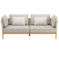 Cavo Lounge Sofa Beige incl. cushion in the design "Nature"