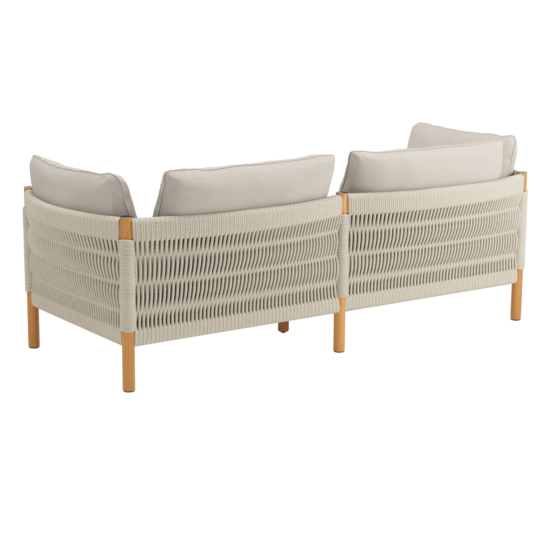 Cavo Lounge Sofa Beige incl. cushion in the design "Nature"