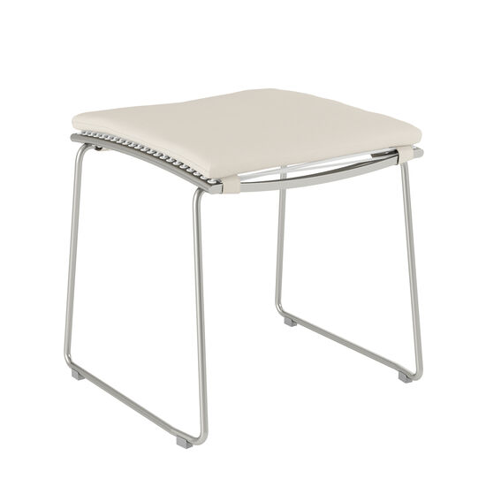 Pan Chair Footstool, White