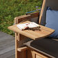 Additional Swivel Table for Roofed Wicker Beach Chair