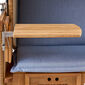 Additional Swivel Table for Roofed Wicker Beach Chair