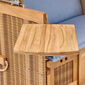 Additional Swivel Table for Roofed Wicker Beach Chair