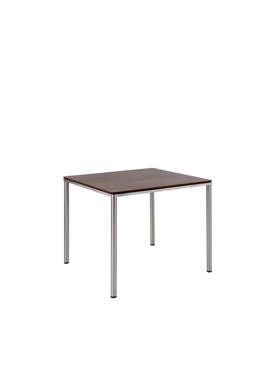 Portland Table Stainless Steel/HPL Patina Grey-Brown
