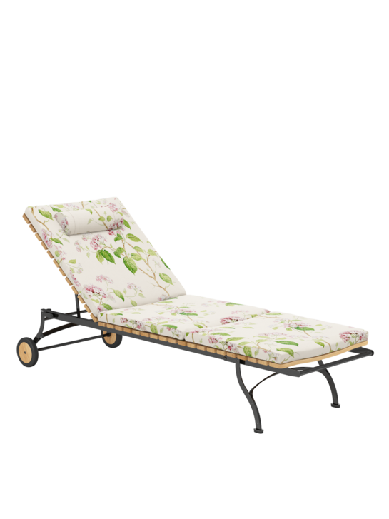 Cushion for Fontenay Lounger Hortensia Rosy Pink