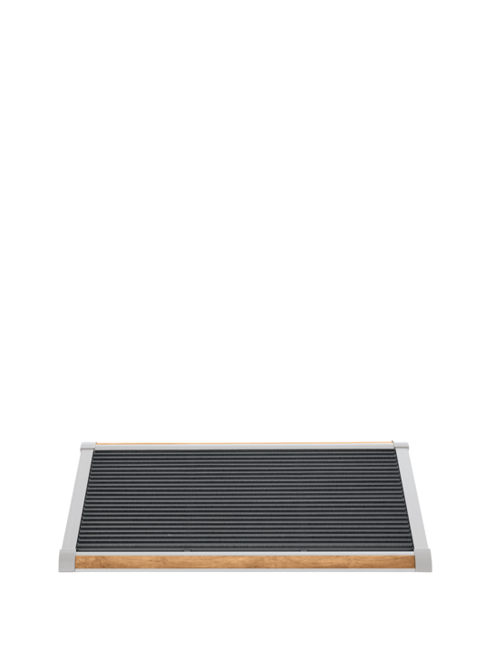 Terrace Mat Silver 90 x 60 with teak slat