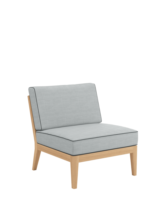 Valencia Lounge Middle Element incl. cushions River/seams Baltic