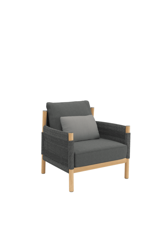 Cavo Lounge Armchair Anthracite incl. Cushions Anthracite