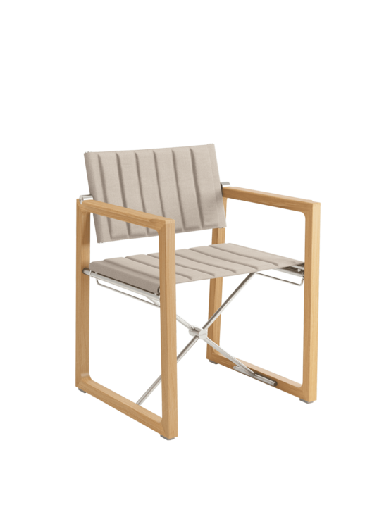 Benton Armchair Stormy Grey foldable