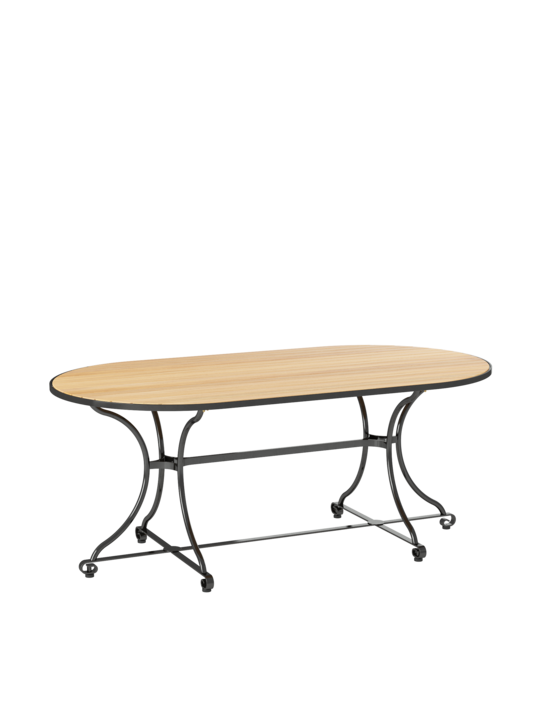 Fontenay Low Dining Table Teak oval