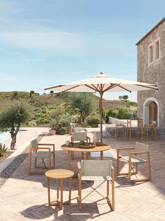 Benton Armchair Stormy Grey foldable