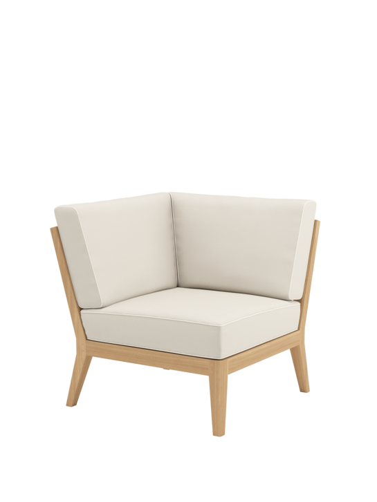 Valencia Lounge Corner Element incl. cushions Linum/seams Pearl