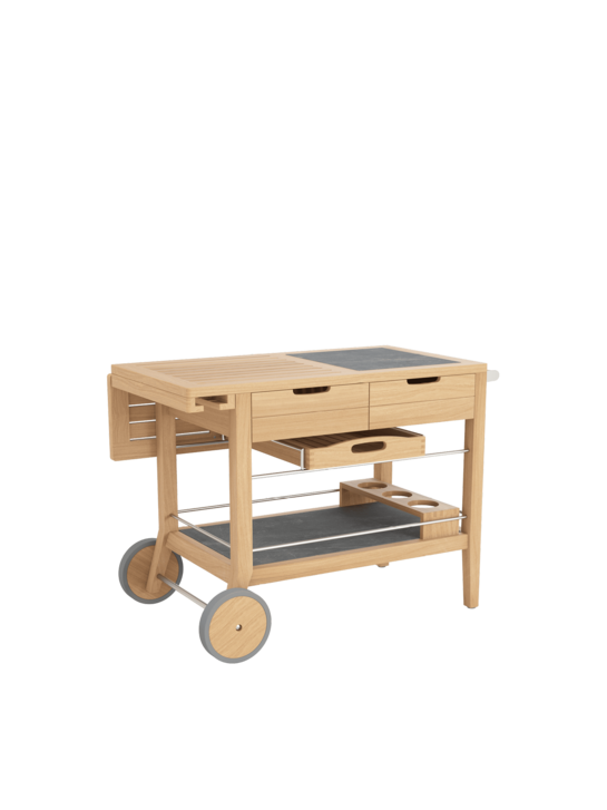 Valencia Serving Trolley Teak