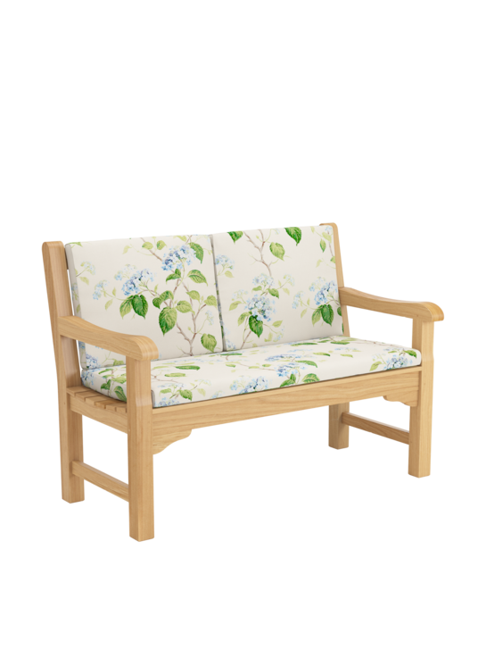 Back Cushion for Summerfield / Kensington Seat 120 Hortensia Blue, Set of 2