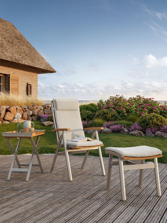 Monterey Footstool Silk