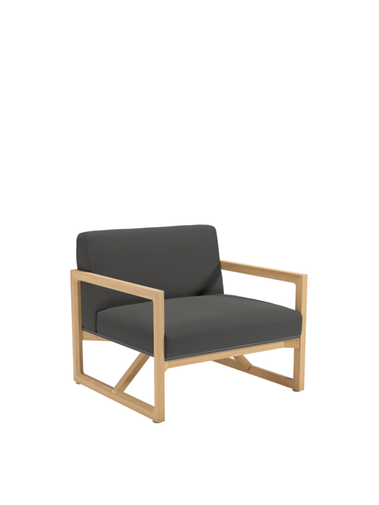 Trey Lounge Armchair incl. cushions Anthracite