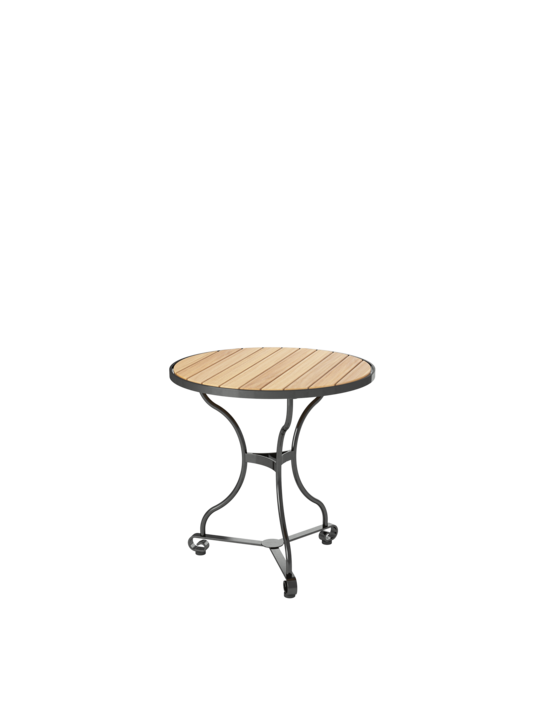 Fontenay Side Table Teak round 55
