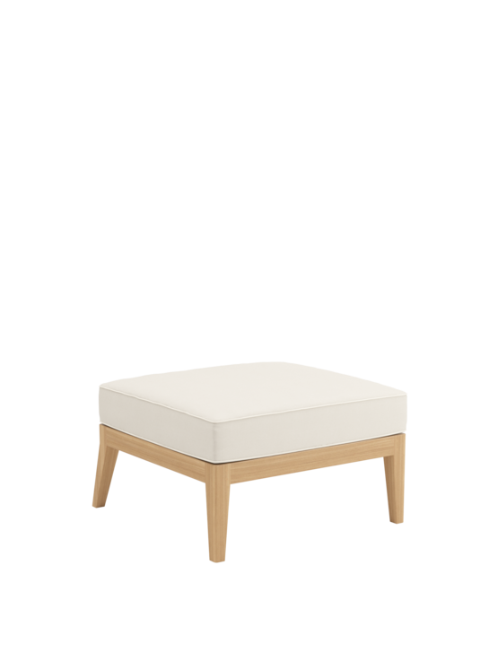 Valencia Lounge Element without backrest incl. cushion Linum/seams Pearl