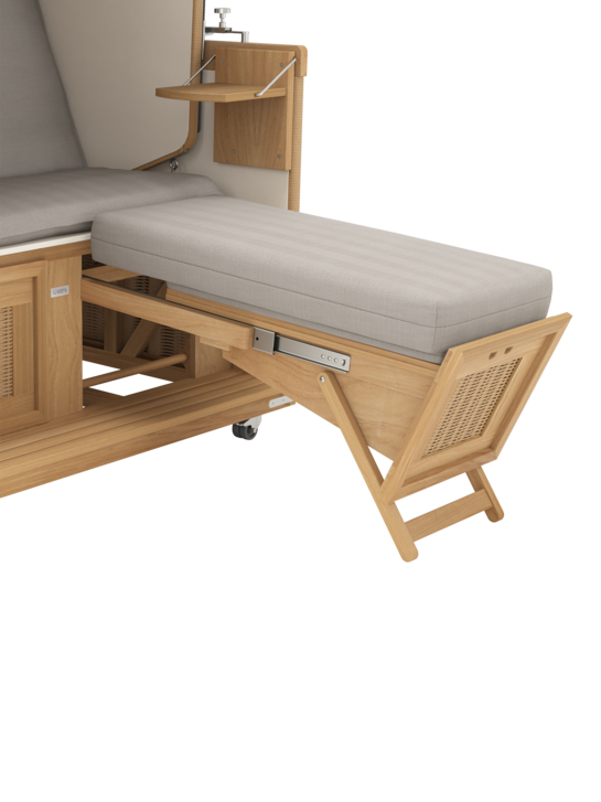 High Footrest Cushion for Strandkorb Hazel