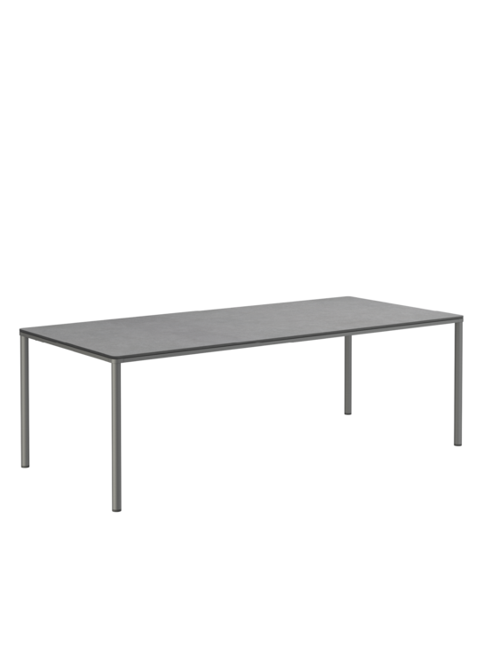Portland Table Stainless Steel Graphite/HPL Shade