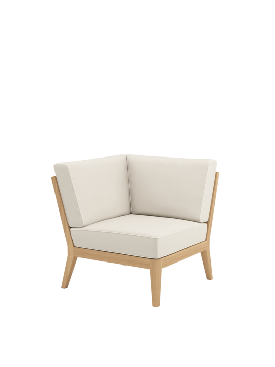 Valencia Lounge Corner Element incl. cushions Linum/seams Pearl