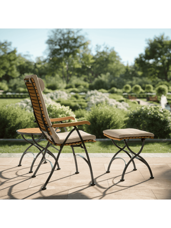Fontenay Footstool Teak