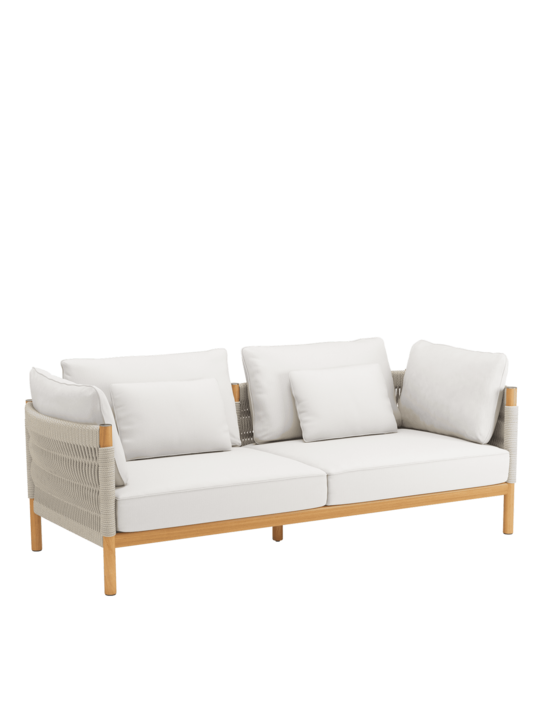 Cavo Lounge Sofa Beige incl. cushions Travertin