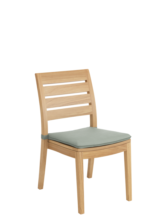 Seat Cushion for Valencia Chair Mineral piped