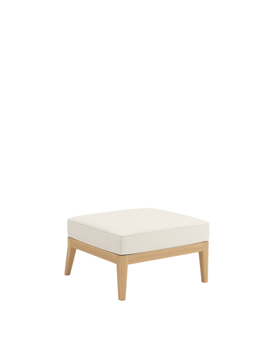 Valencia Lounge Element without backrest incl. cushion Linum/seams Pearl