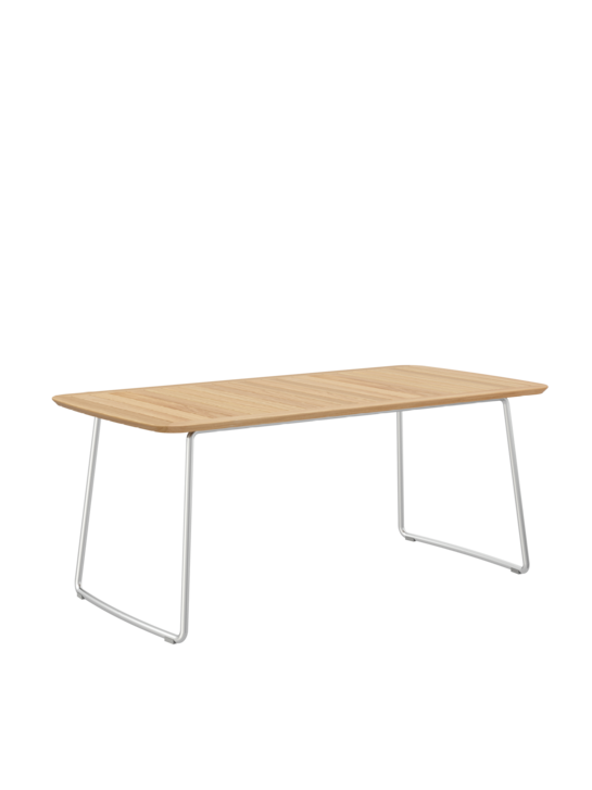 Amari Table Stainless Steel/Teak