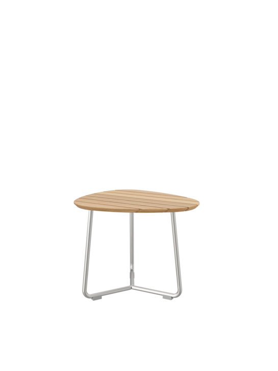 Amari Side Table with teak top