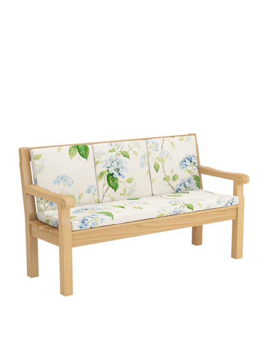 Back Cushion for Summerfield / Kensington Seat 150 Hortensia Blue, Set of 3