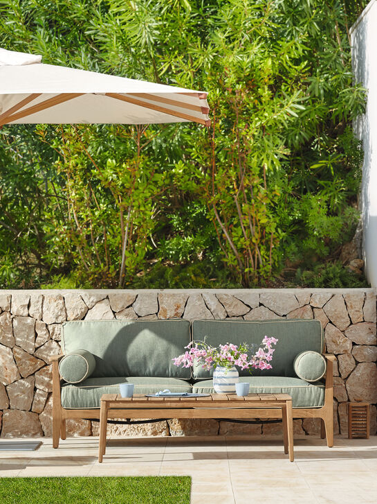 Newhaven Sofa incl. cushions Mineral/seams Linum