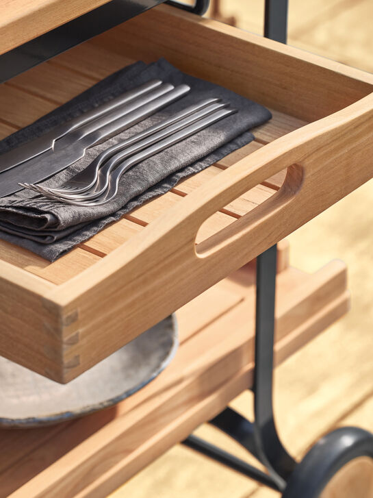 Fontenay Teak Tray for Serving Trolley