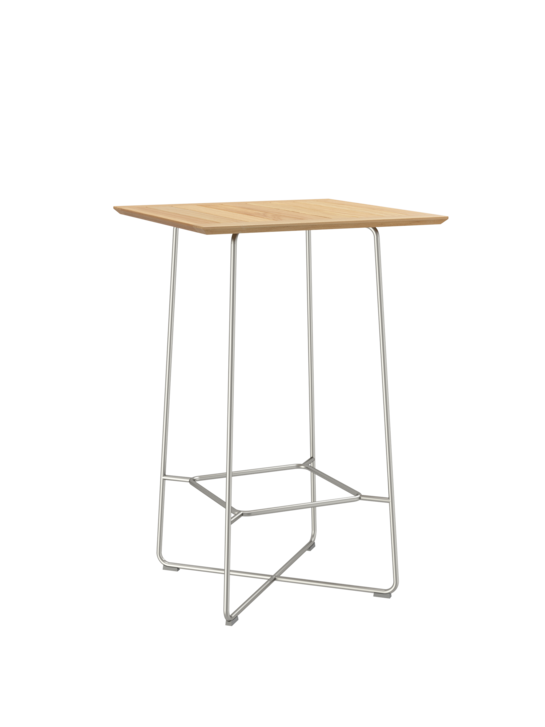 Bar Table Stainless Steel/Teak