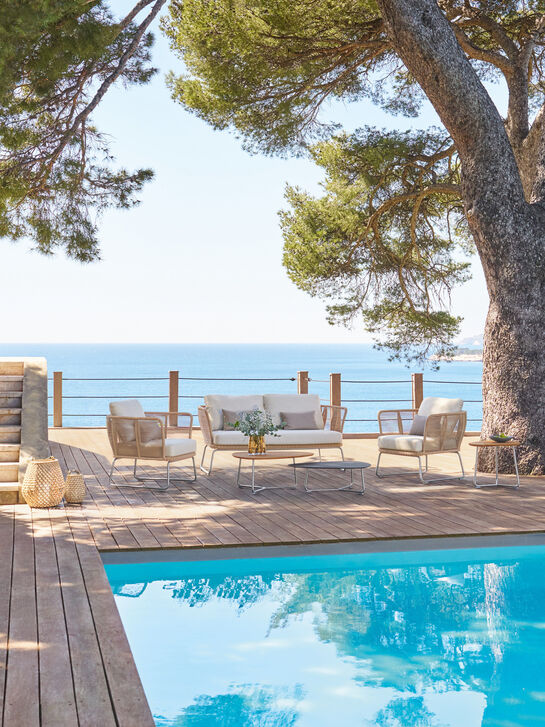 Amari Lounge Sofa incl. cushions Linum